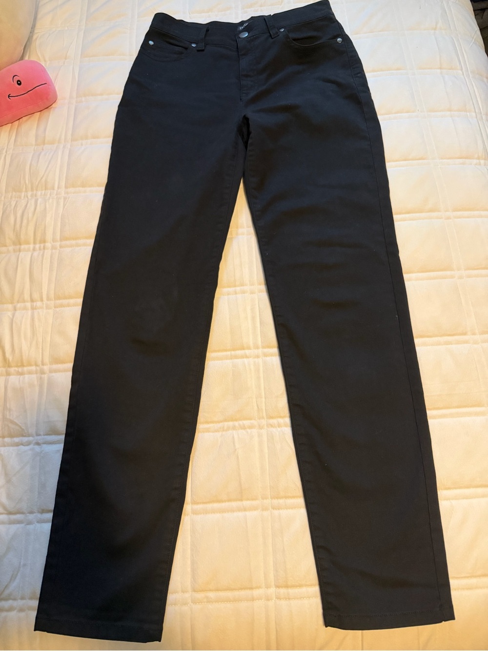 Eileen Fisher Black Straight-Leg Jeans